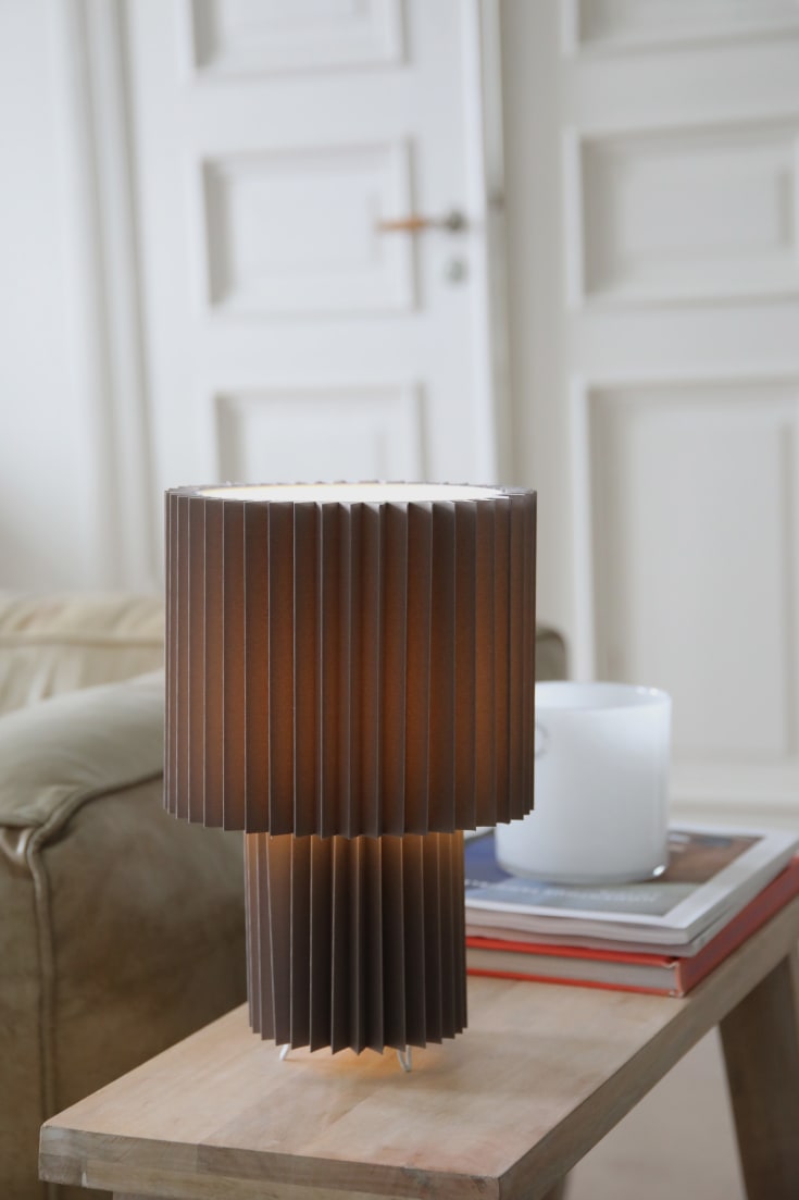 Markslöjd Catis bordlampe, grå