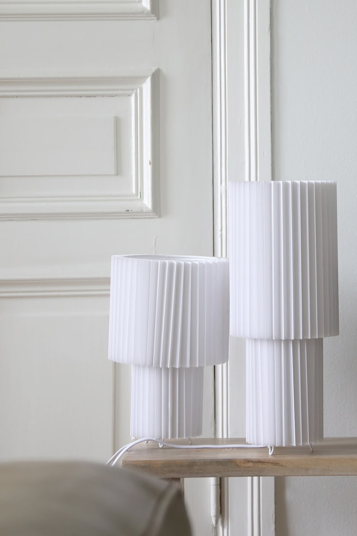 Markslöjd Catis bordlampe, hvid