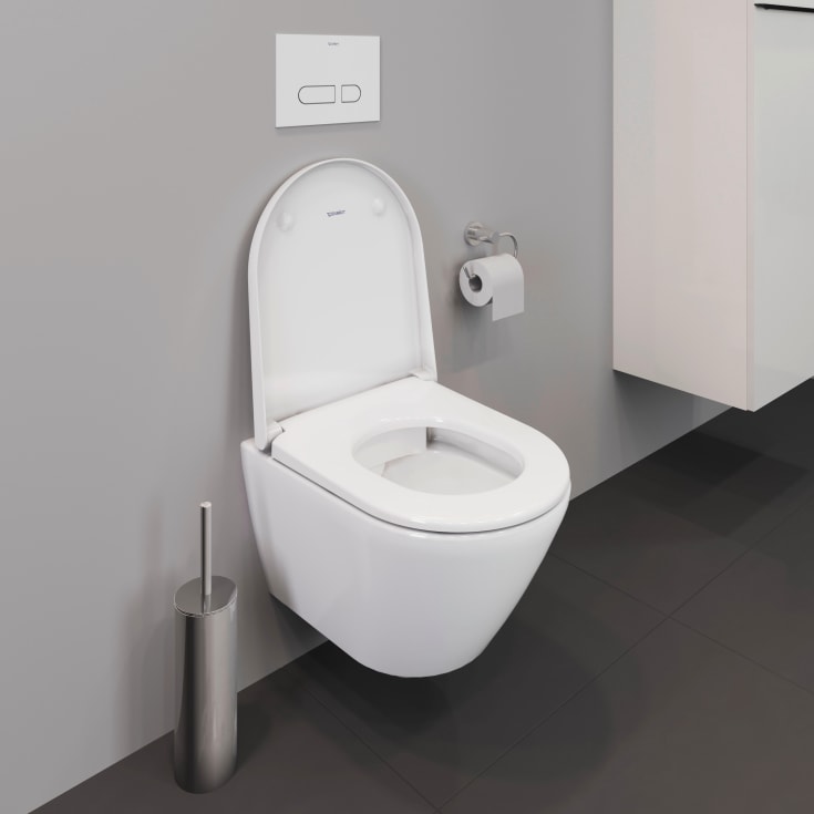 Duravit D-Neo vägghängd toalett, utan spolkant, vit