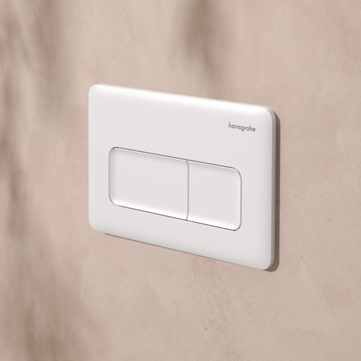 Hansgrohe iFrame Original Q betjeningsplade, mat hvid