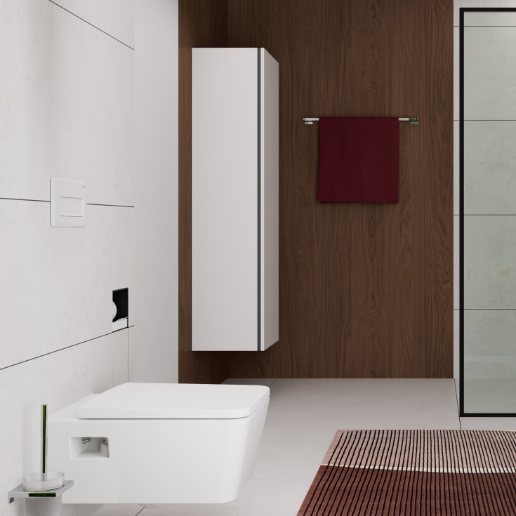 Hansgrohe iFrame Original Q betjeningsplade, mat hvid
