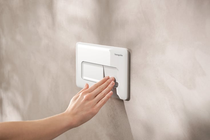 Hansgrohe iFrame Original Q betjeningsplade, hvid