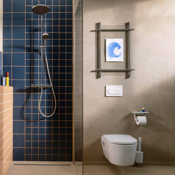 Hansgrohe iFrame Original S betjeningsplade, mat hvid