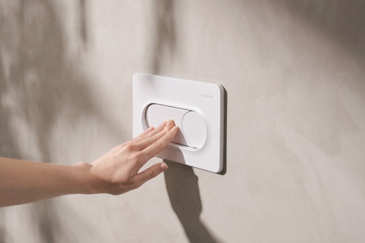 Hansgrohe iFrame Original S betjeningsplade, mat hvid