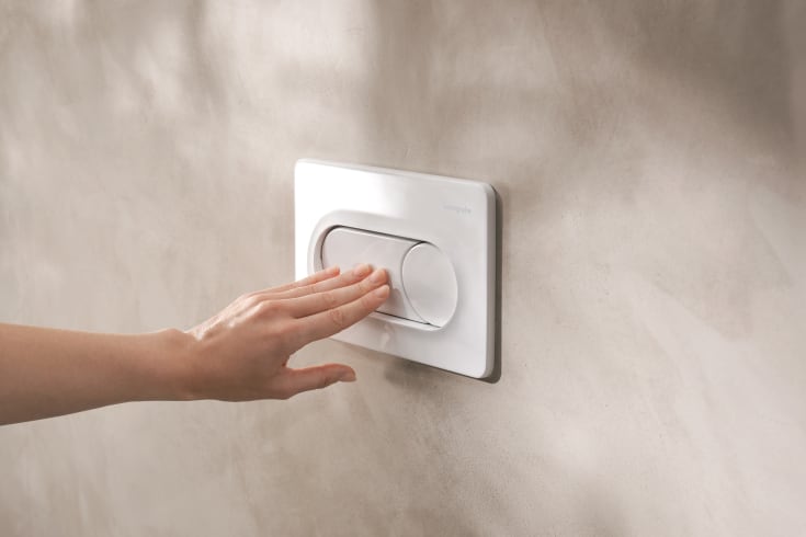 Hansgrohe iFrame Original S betjeningsplade, hvid