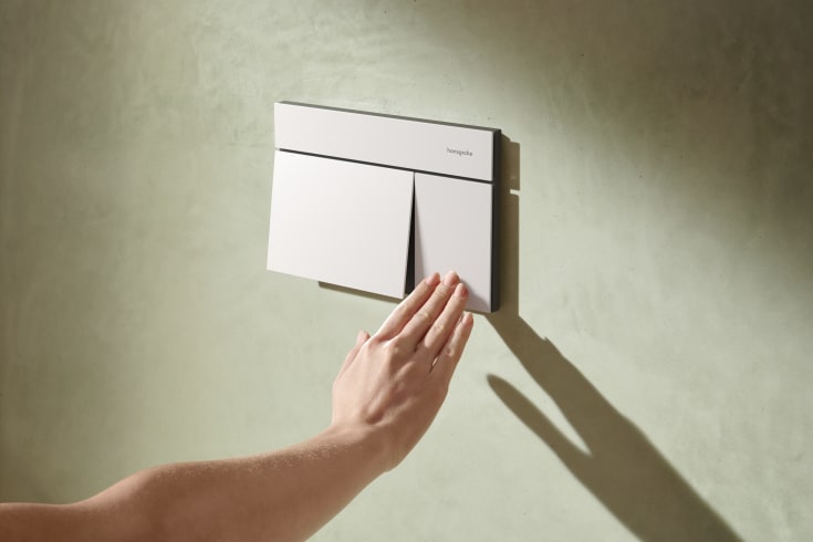 Hansgrohe iFrame Element E betjeningsplade, mat hvid