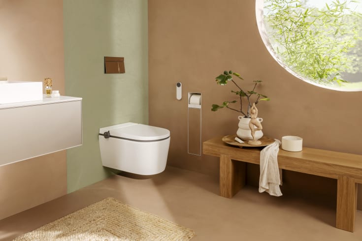 Hansgrohe iFrame Element E betjeningsplade, børstet bronze