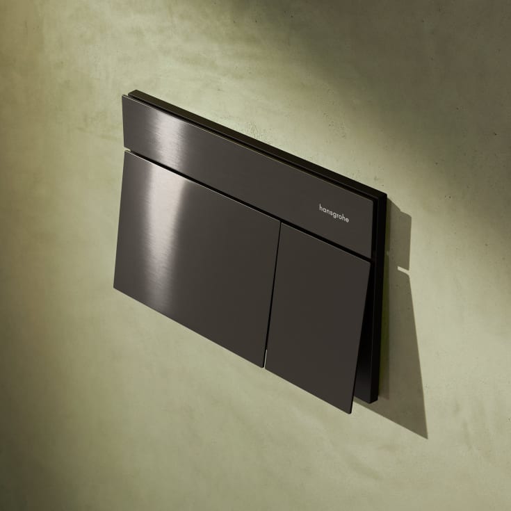 Hansgrohe iFrame Element E betjeningsplade, børstet sort krom