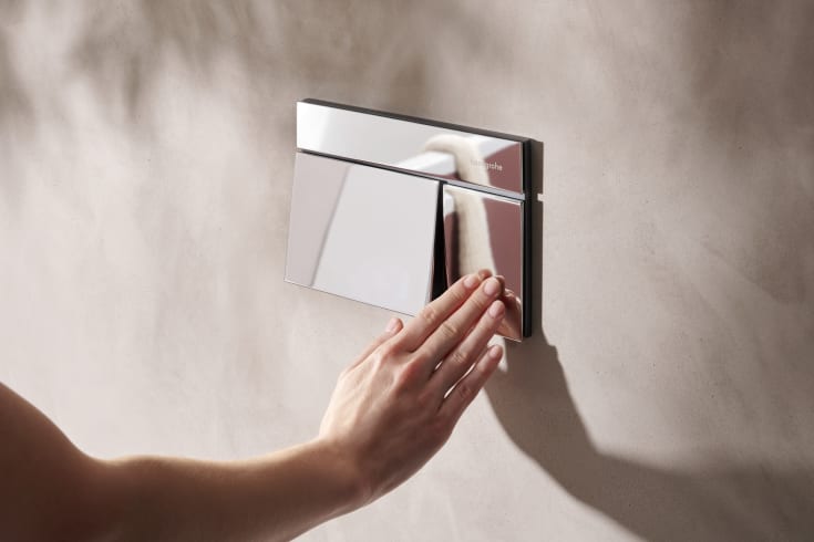 Hansgrohe iFrame Element E betjeningsplade, krom