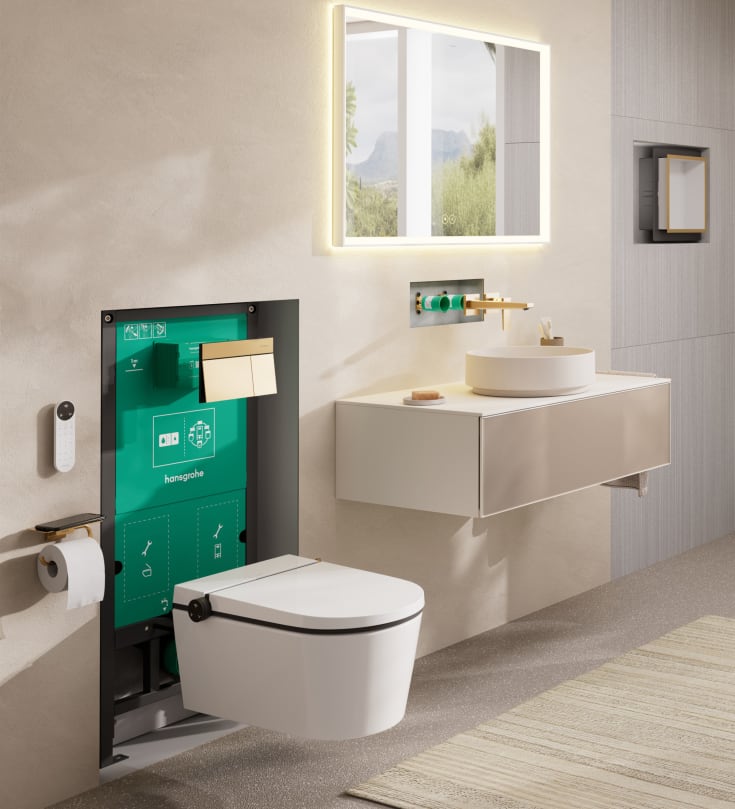 Hansgrohe iFrame Original indbygningscisterne, 112 cm