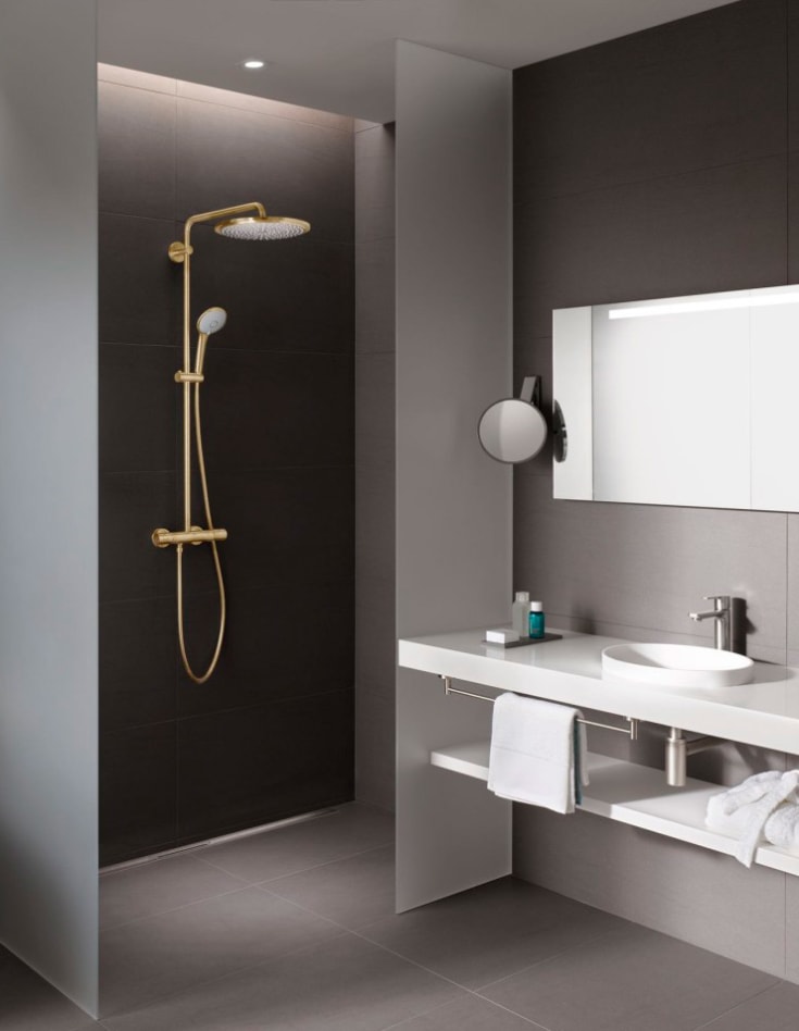 Grohe Euphoria 310 brusesæt, børstet messing