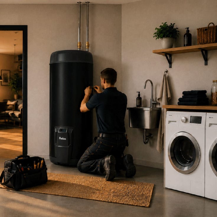 Høiax CONNECTED+ Titanium 120, Ø585x830 mm, 2000 W