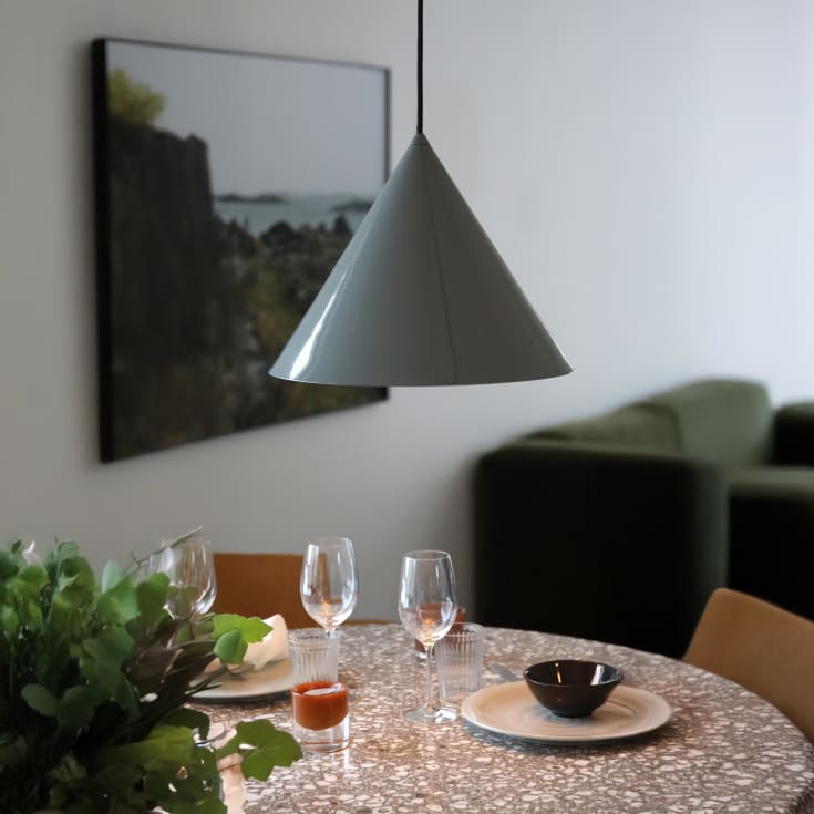 Markslöjd Top pendel, grå, Ø37,5cm