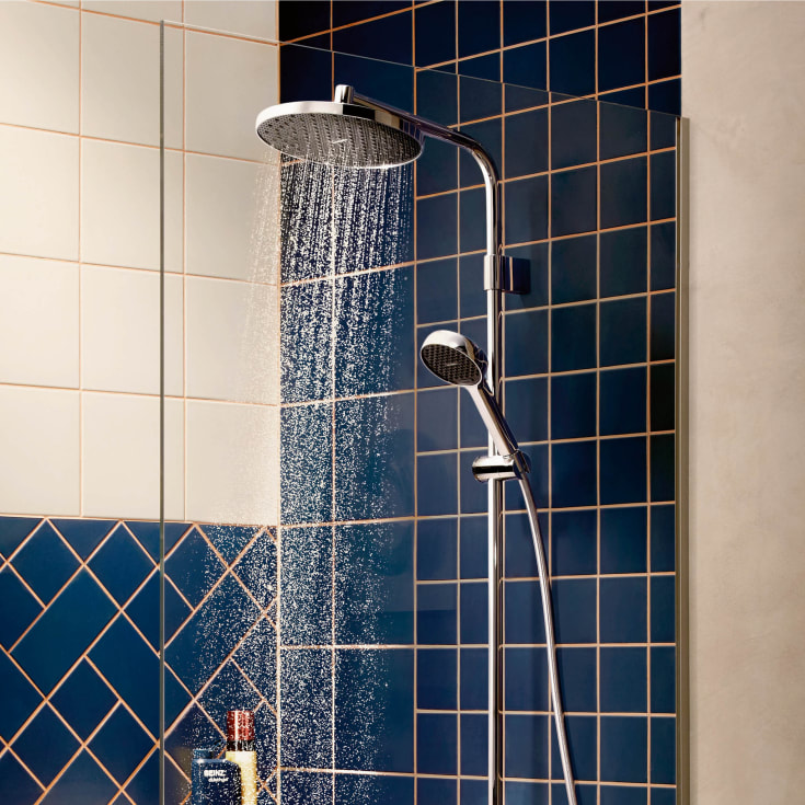 Hansgrohe Waterforms duschset, krom