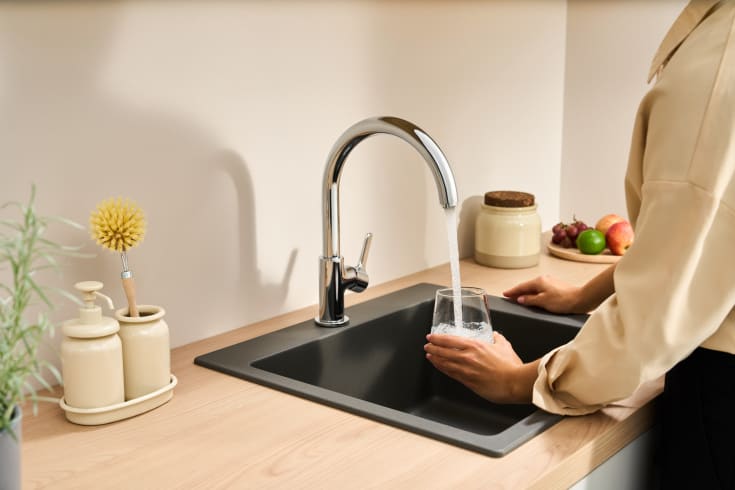 Hansgrohe Waterforms köksblandare, krom