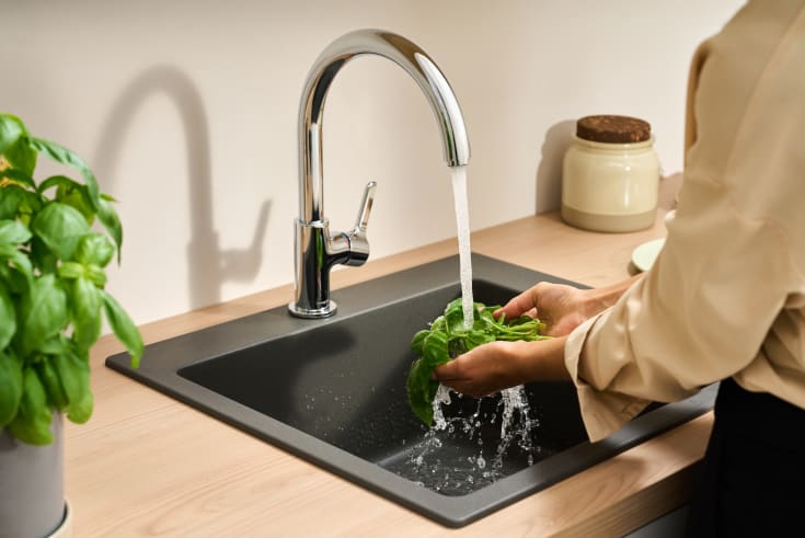 Hansgrohe Waterforms kjøkkenarmatur, krom
