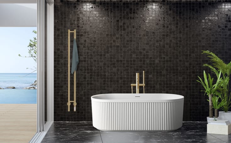 Kriss Queen badkar, 170x80 cm, matt vit