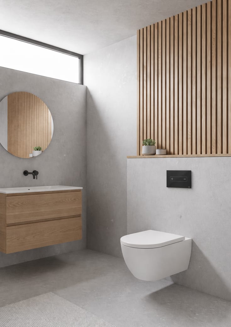 Cosani Coba væghængt toilet, uden skyllekant, hvid