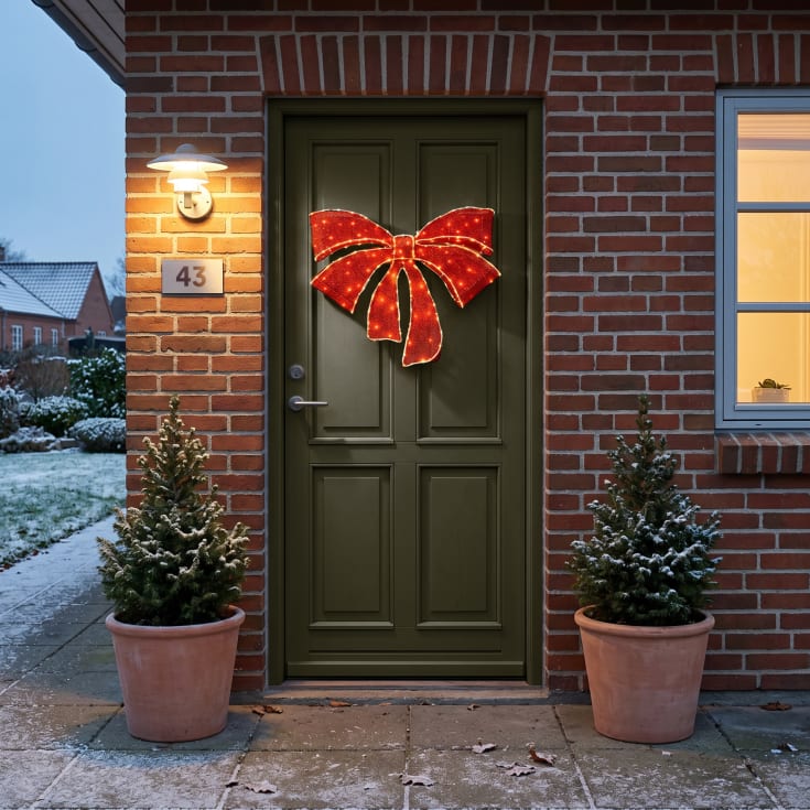 Nordic Winter julesløyfe med lys
