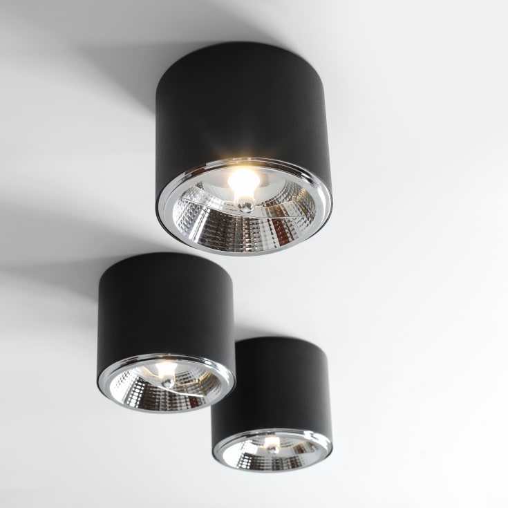 Aldex Bot loftslampe, 10W, sort