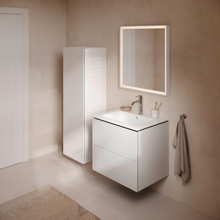 Duravit L-Cube tvättställsunderskåp, 62x48 cm, matt vit