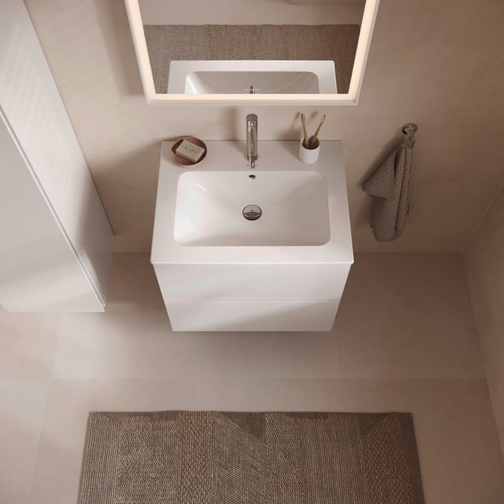 Duravit L-Cube servantskap 62x48 cm, hvit høyglans