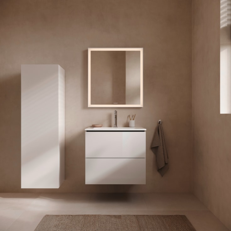 Duravit L-Cube servantskap 62x48 cm, hvit høyglans