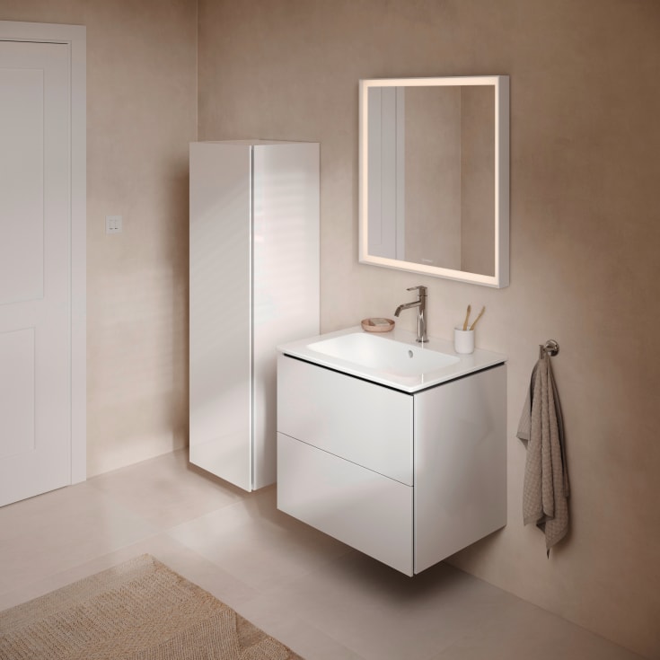 Duravit L-Cube servantskap 62x48 cm, hvit høyglans