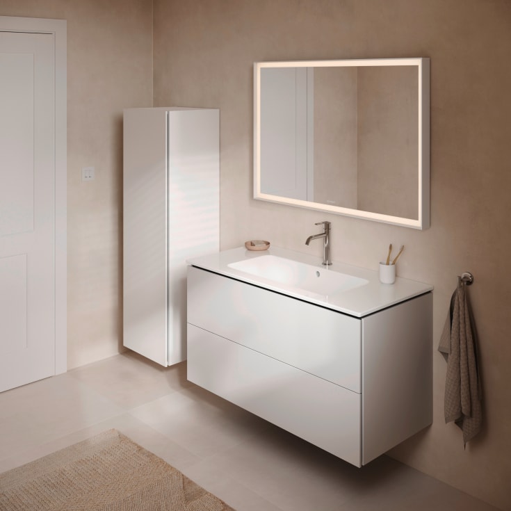 Duravit L-Cube tvättställsunderskåp, 102x48 cm, matt vit