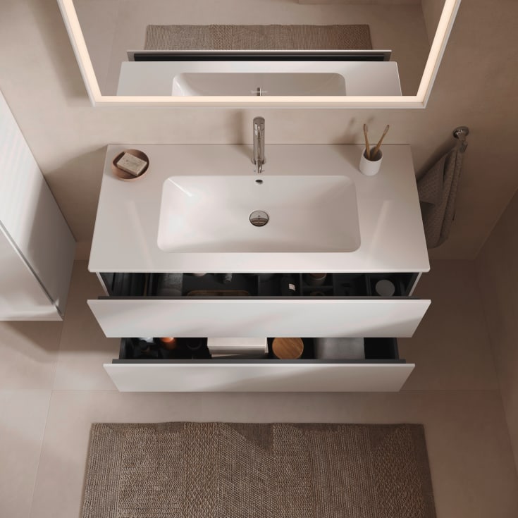 Duravit L-Cube underskab, 102x48 cm, mat hvid