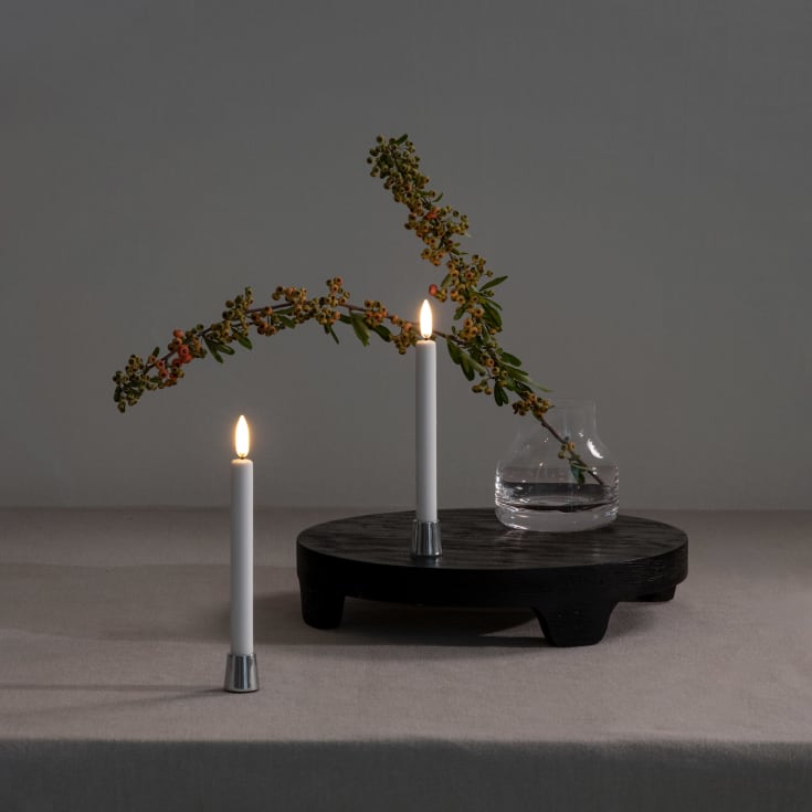 Uyuni ljusstake för mini LED kroneljus, krom