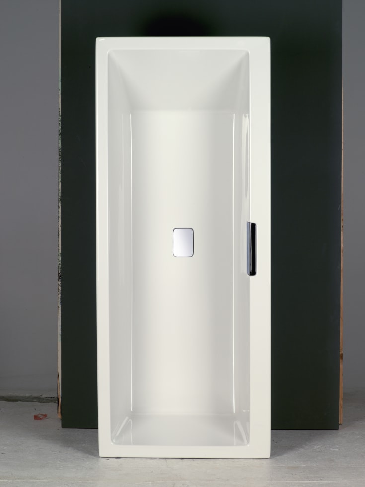Strømberg Celsius badekar, 170x75 cm, venstre, hvid