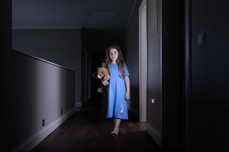 Osram Nightlux Hall natlampe med sensor, hvid