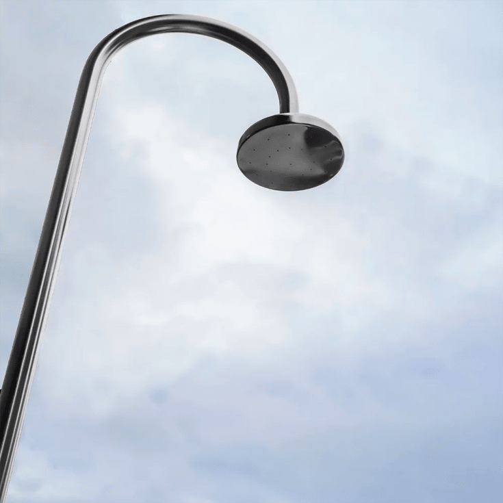 Frostline Duo udendørsbruser, rustfrit stål