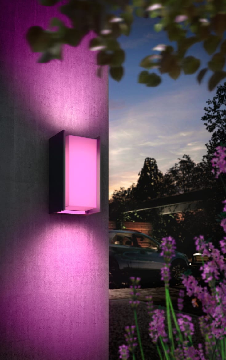 Philips Hue Turaco utelys vegg