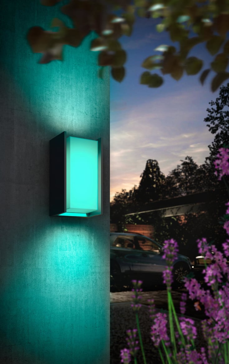 Philips Hue Turaco utelys vegg