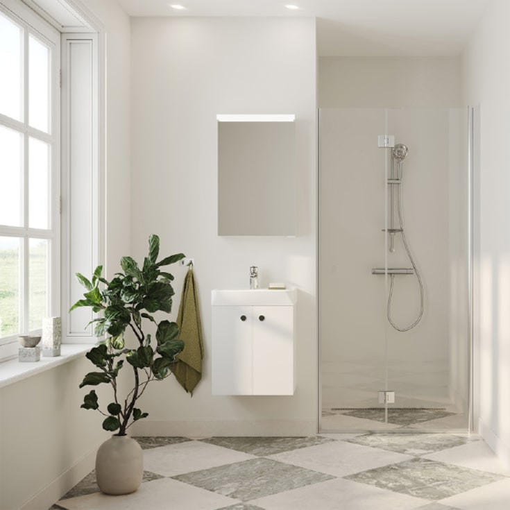 Svedbergs Spika Duschpaket Krom 150cc