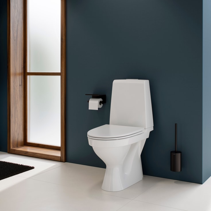 Laufen Kompas N toilet u/ skyllekant, S-lås, lim