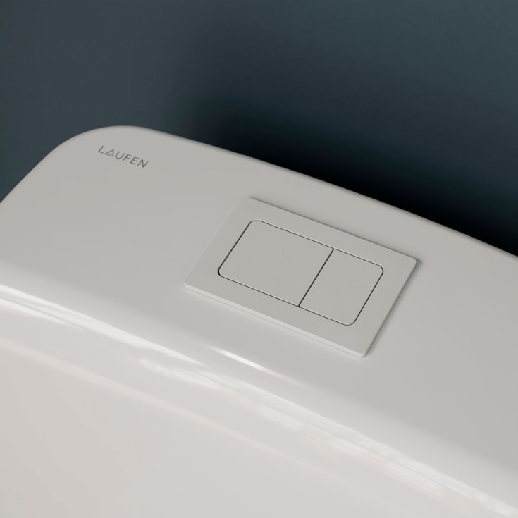 Laufen Kompas toilet, uden skyllekant, hvid