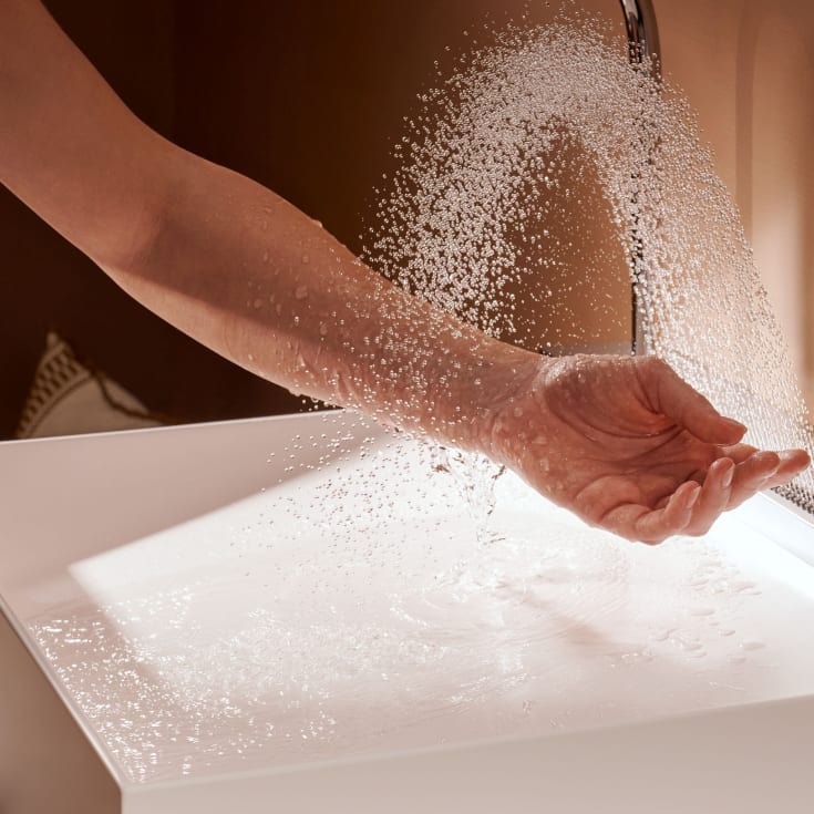 Hansgrohe Avalegra Aquaunit servant med armatur, 58x47,5 cm, matt sort