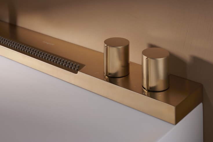 Hansgrohe Avalegra Aquaunit servant med armatur, 58x47,5 cm, børstet bronse