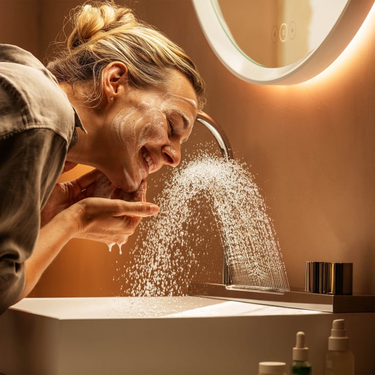 Hansgrohe Avalegra Aquaunit tvättställ med blandare, 58x47,5 cm, krom