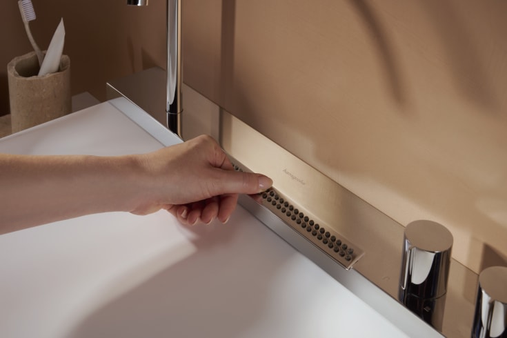 Hansgrohe Avalegra Aquaunit tvättställ med blandare, 58x47,5 cm, krom