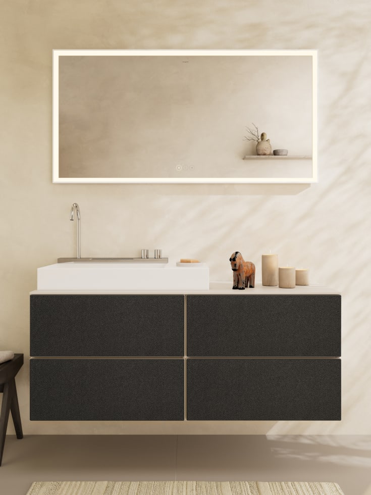 Hansgrohe Avalegra Aquaunit hÄndvask med armatur, 58x47,5 cm, krom