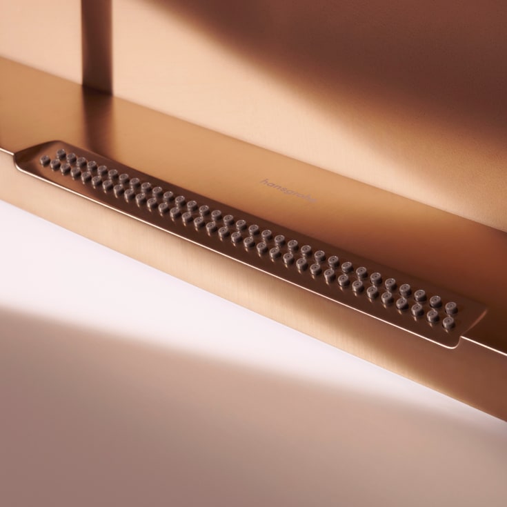 Hansgrohe Avalegra Aquaunit servant med armatur, 78x47,5 cm, børstet bronse
