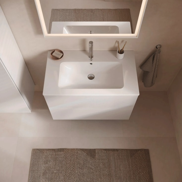 Duravit ME by Starck servant, 83x49 cm, hvit