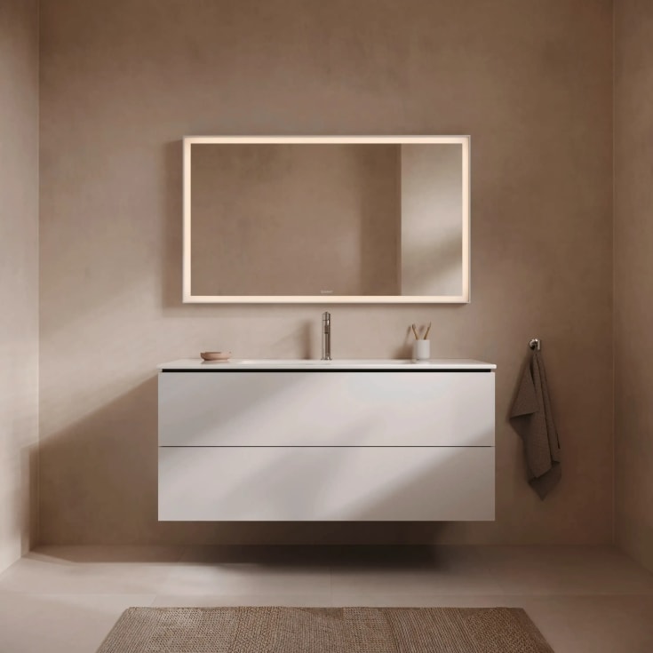 Duravit ME by Starck servant, 123x49 cm, hvit