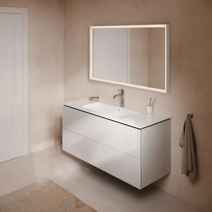 Duravit ME by Starck servant, 123x49 cm, hvit