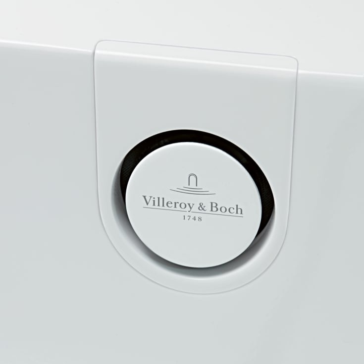 Villeroy & Boch Oberon 2.0 badekar for innbygging, Quaryl, 180x80 cm, hvit