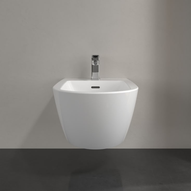 Villeroy & Boch Subway 3.0 vegghengt bidé, 37,5x56 cm, hvit